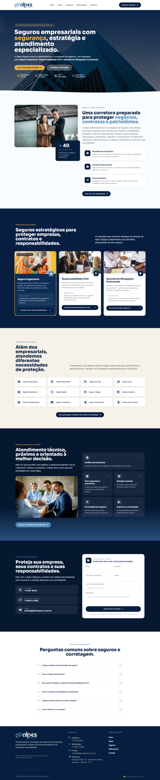 Site Alpes Seguros