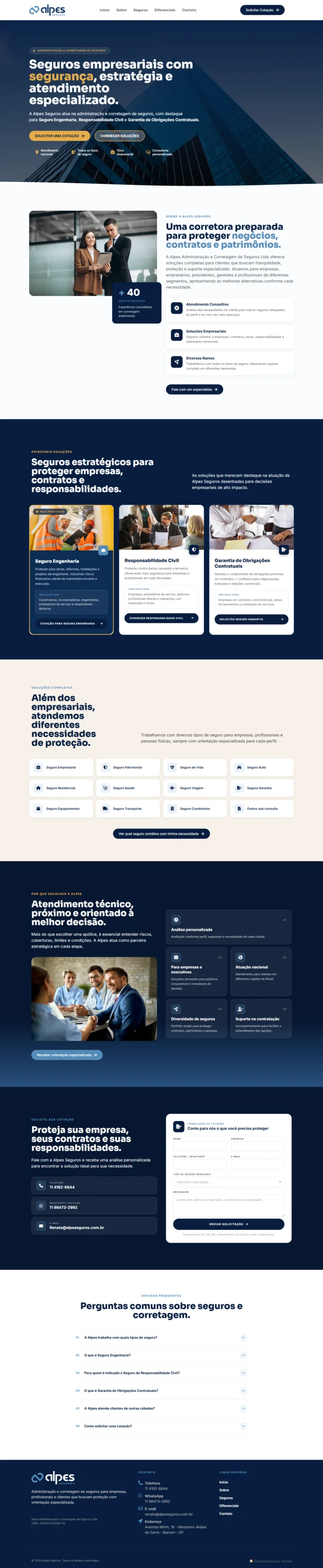 Site Alpes Seguros