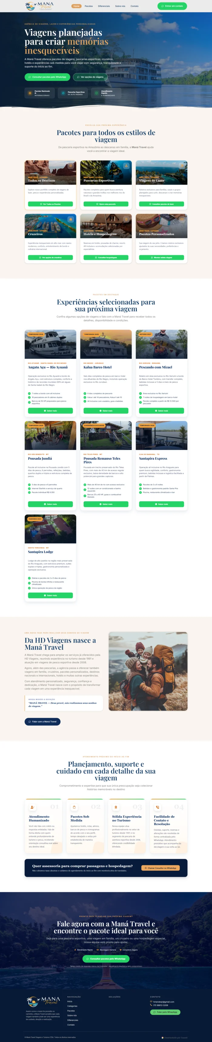 Site Maná Travel